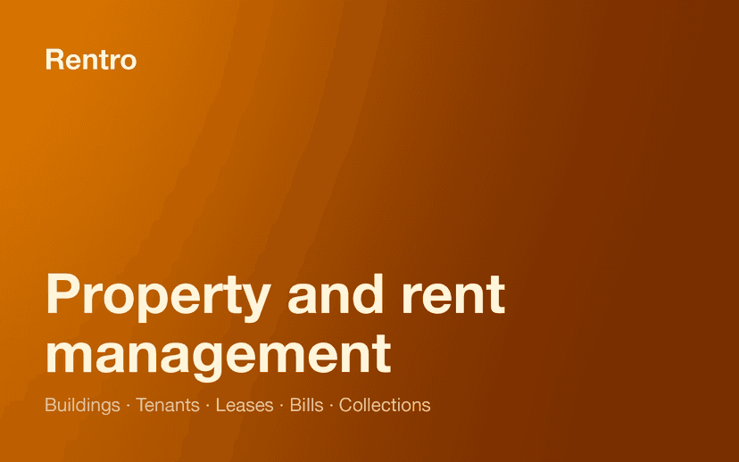 Rentro, putting a property portfolio and its collectors on one ledger